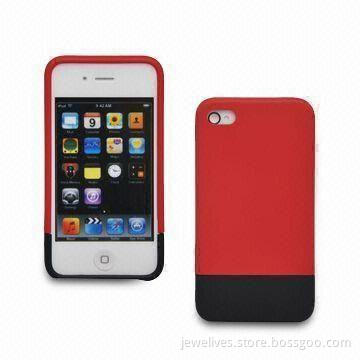 Crystal Shell Case for iPhone 4, Made of PC Material, Various Colors are Available